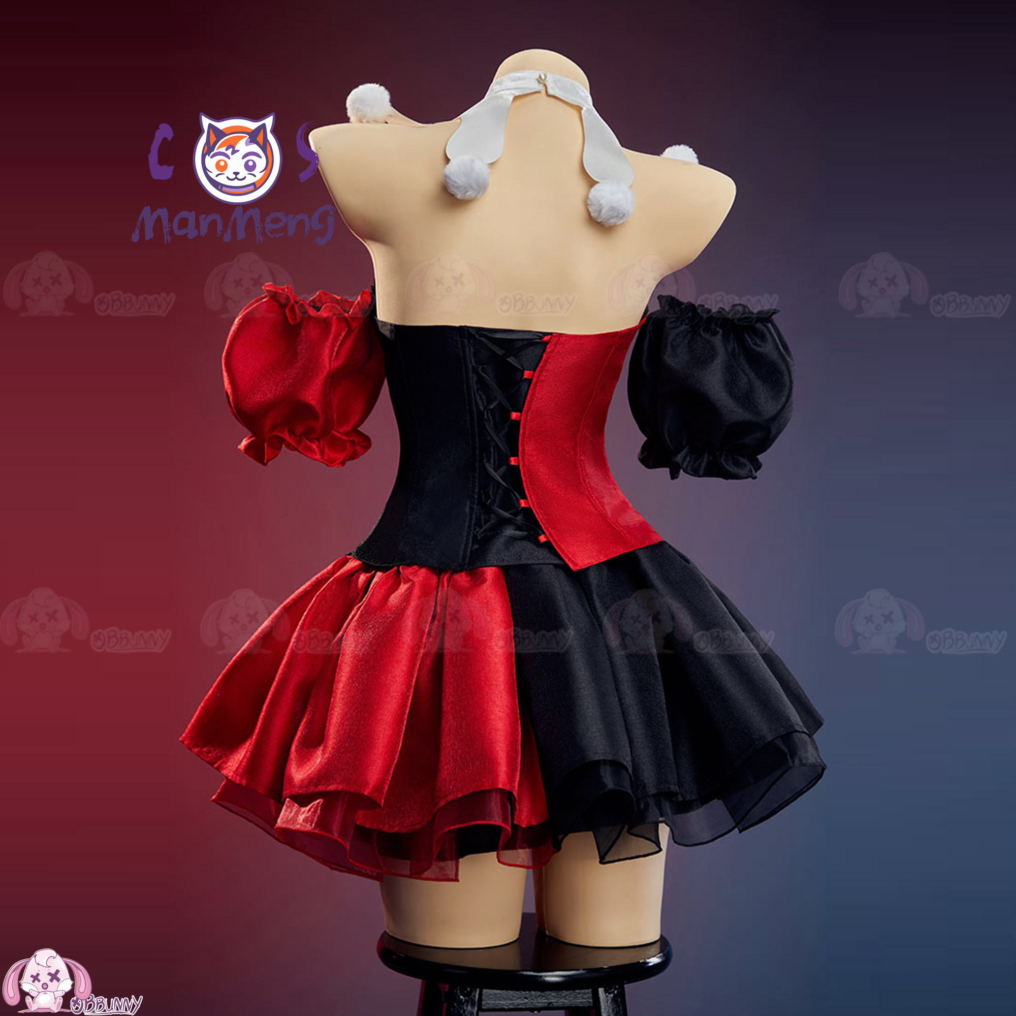 Cosplay Anime Black - Rok Pinggang Gothic Lolita Badut Baru