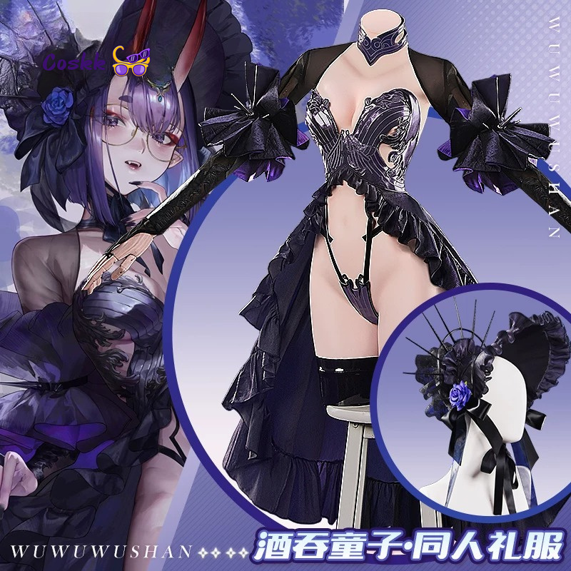 Cosplay Anime Black - Kostum Cosplay Shuten Douji Baru Game
