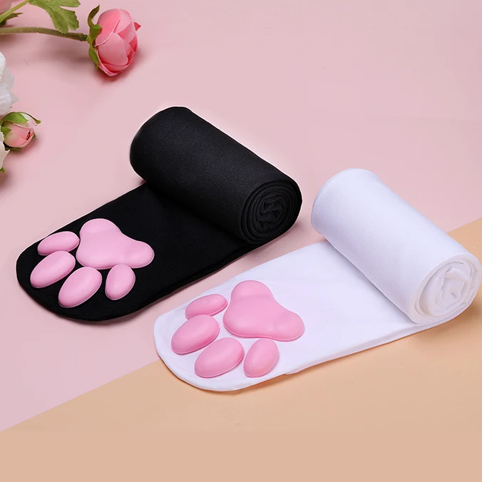 Anime Cosplay Outfit - Kaus Kaki Atas Lutut Kawaii 3D