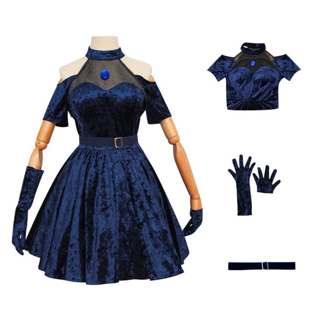 Anime Cosplay Blue Hair - Kostum Cosplay Anime Alien Kostum Cosplay