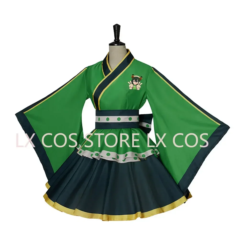 Anime Cosplay Outfit - Kostum Cosplay Froppy Frog Tsuyu Asui