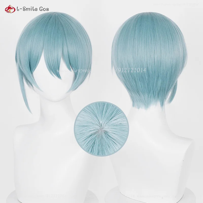 Anime Cosplay Blue Hair - Cosplay Anime Hiori Yo 28Cm Wig