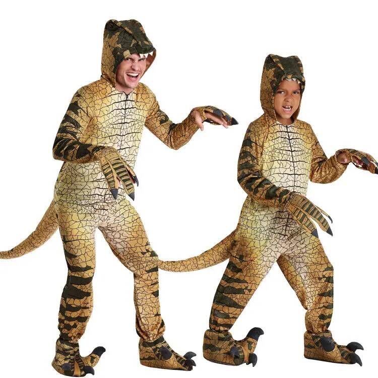 Anime Cosplay Jumpsuit - Kostum Anak-anak Dinosaurus Tyrannosaurus Kostum Cosplay