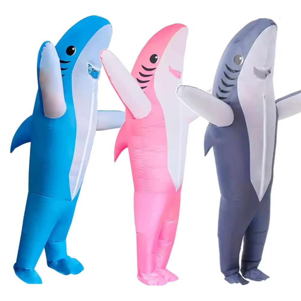 Anime Cosplay Outfit - Kostum Hewan Laut Halloween, Pakaian Hiu