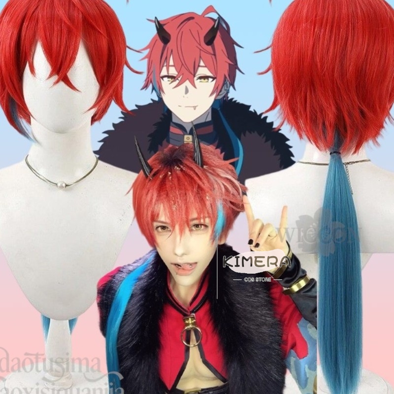 Anime Cosplay Blue Hair - Toko Kimera Anime Putri Kaguya! Wig