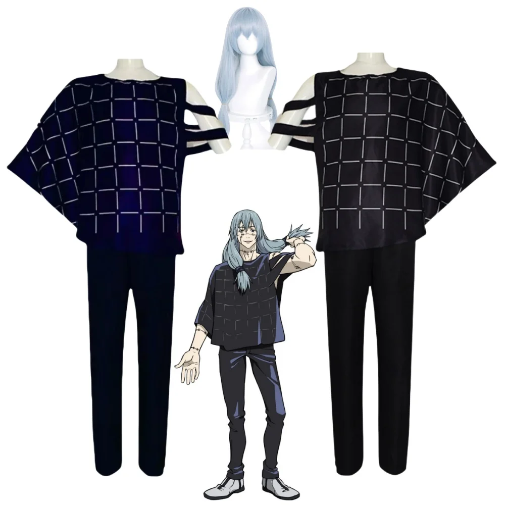 Cosplay Anime Jjk - Mahito Cosplay Anime Jjk Kostum Wig
