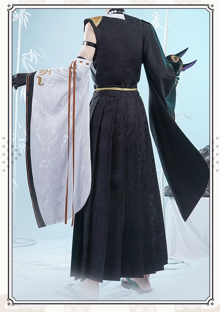 Kostum Halloween XIAO Game Gen - Anime Cosplay Outfit ulasan dan harga