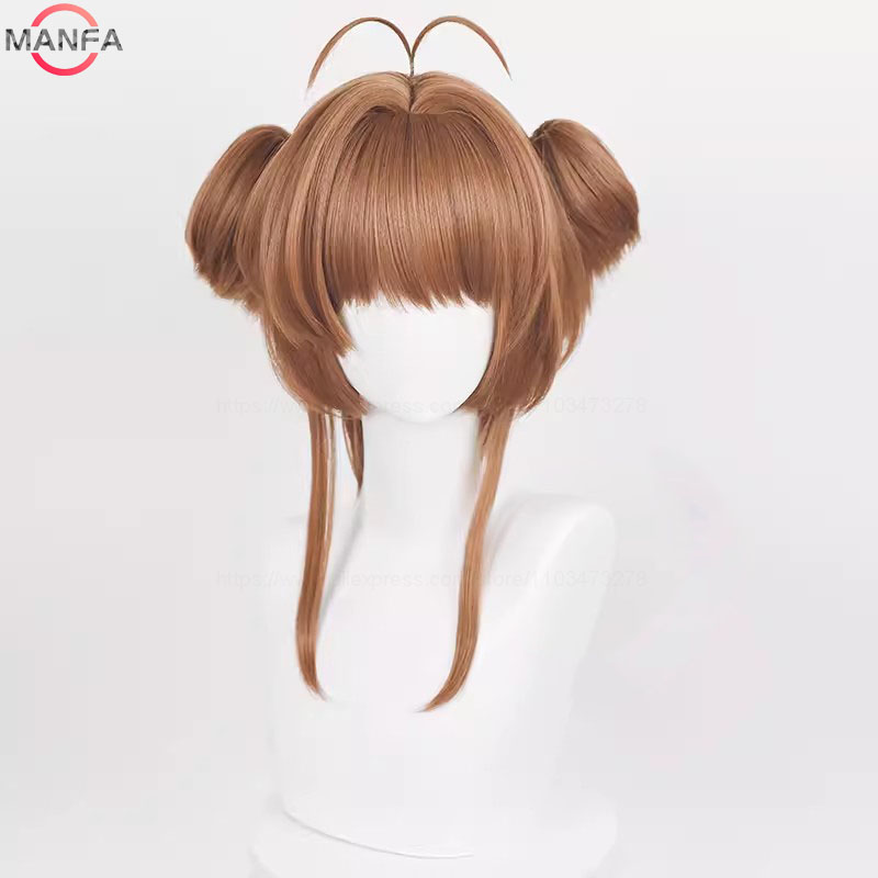 Wig Cosplay Anime Sakura Kinom - Anime Cosplay Easy ulasan dan harga
