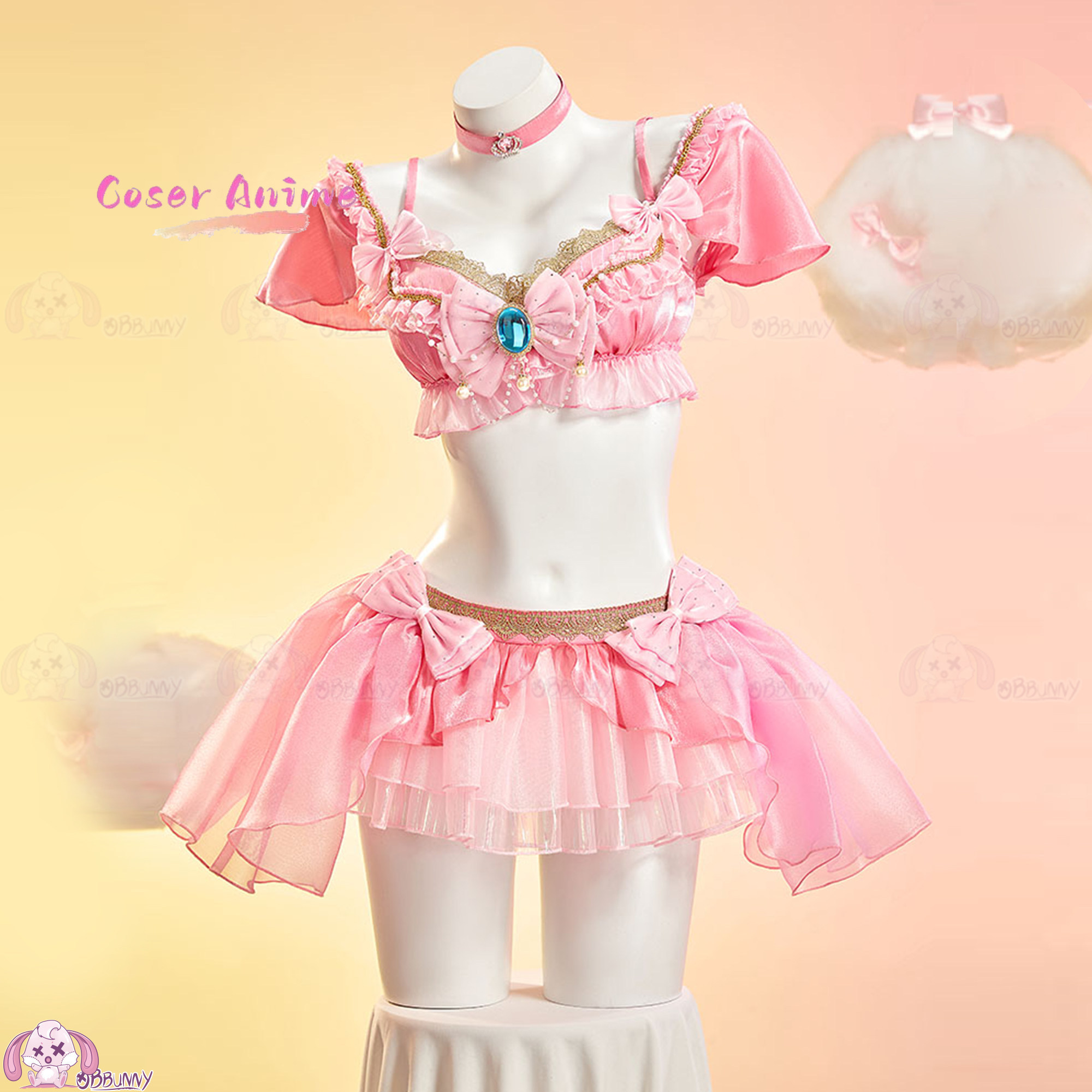 Set Rok Mini Sweet Peach Idol, - Anime Cosplay Festival ulasan dan harga
