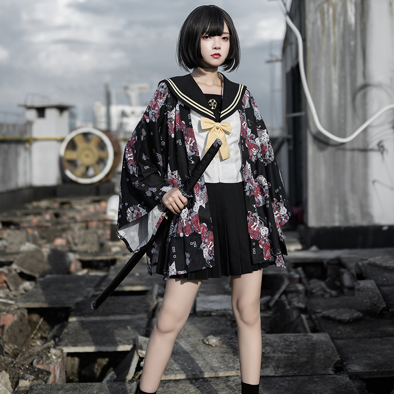 Kardigan Kimono Retro Jubah An - Asian Cosplay Anime ulasan dan harga