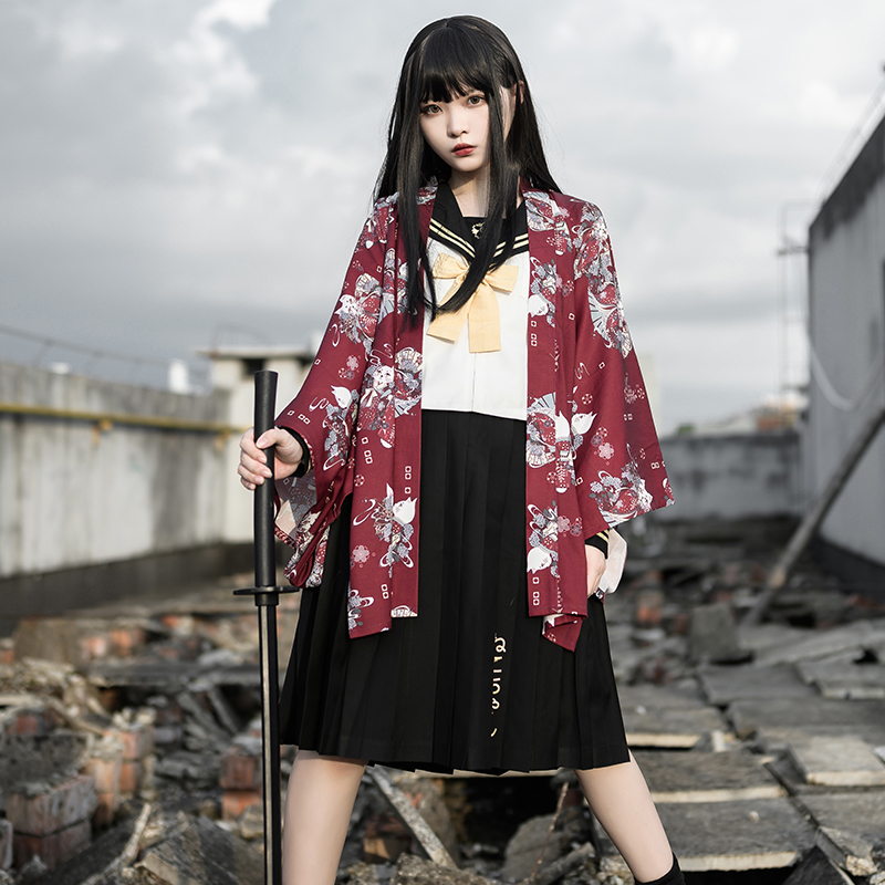 Kardigan Kimono Retro Jubah An - Asian Cosplay Anime ulasan dan harga