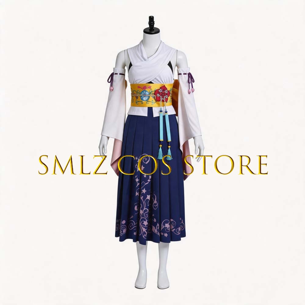 Smlz FFX Yuna Cosplay Anime FF - Anime Cosplay Outfit ulasan dan harga