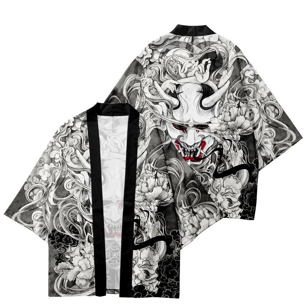 Baju Samurai Cetak Iblis, Baju - Asian Cosplay Anime ulasan dan harga