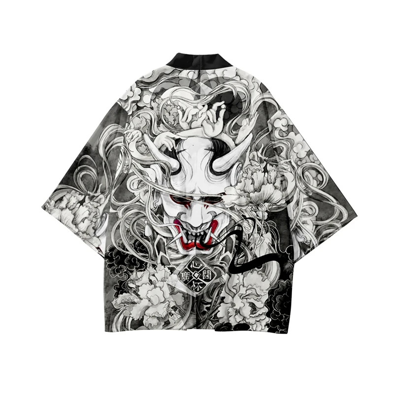 Baju Samurai Cetak Iblis, Baju - Asian Cosplay Anime ulasan dan harga