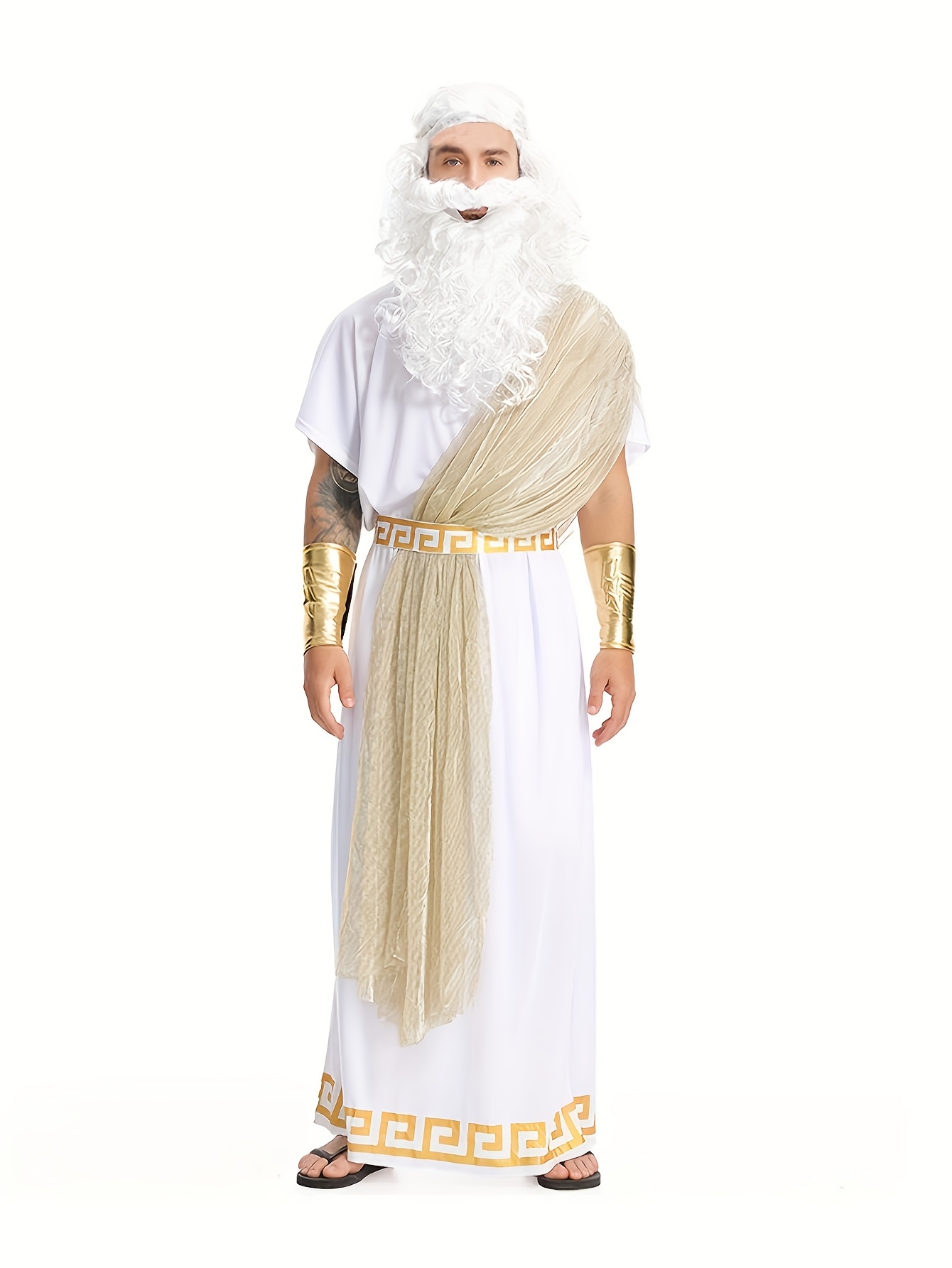 Kostum Dewa Yunani Zeus Pria P - Anime Cosplay And Costumes ulasan dan harga