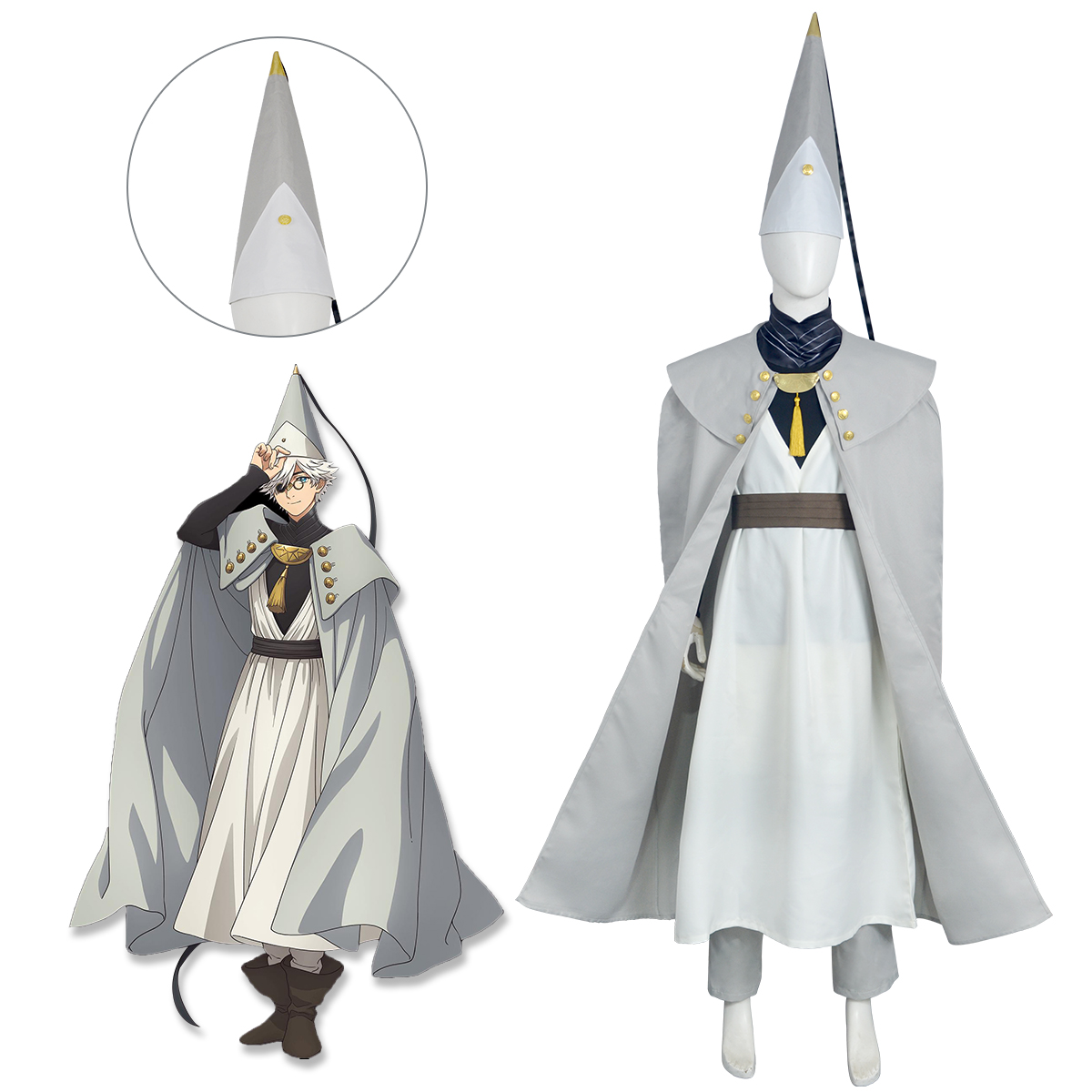 Pakaian Cosplay Penyihir Qifre - Anime Cosplay Festival ulasan dan harga