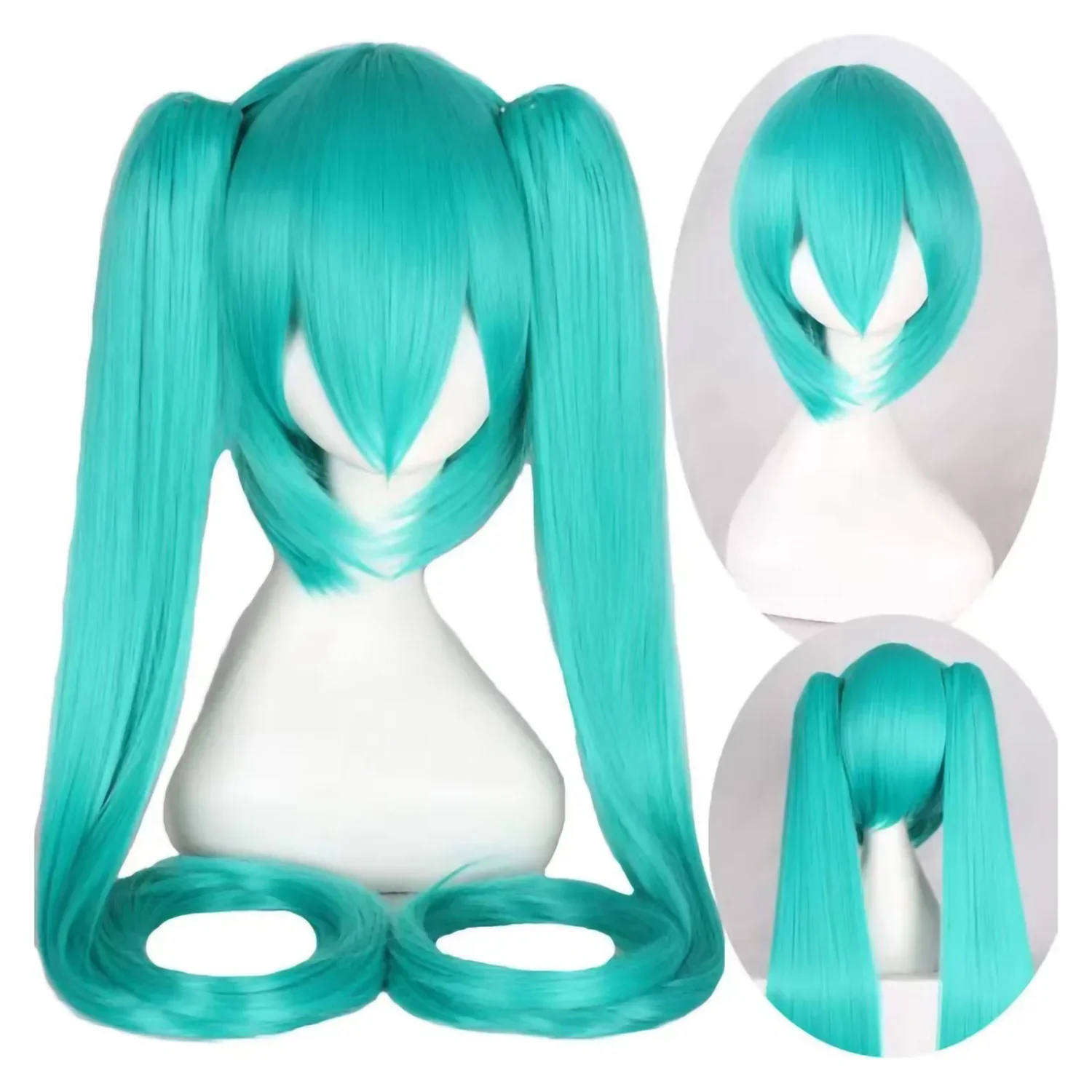 Wig Cosplay Miku 2026 Panjang  - Anime Cosplay Blue Hair ulasan dan harga