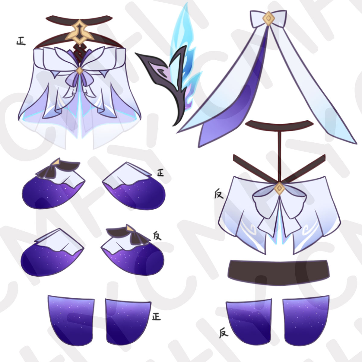 Boneka Genshin Impact Skirk Ca - Cosplay Anime Women ulasan dan harga