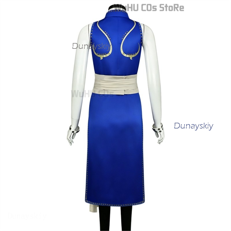 Set Kostum Cosplay Chun Li Dew - Live Action Anime Cosplay ulasan dan harga