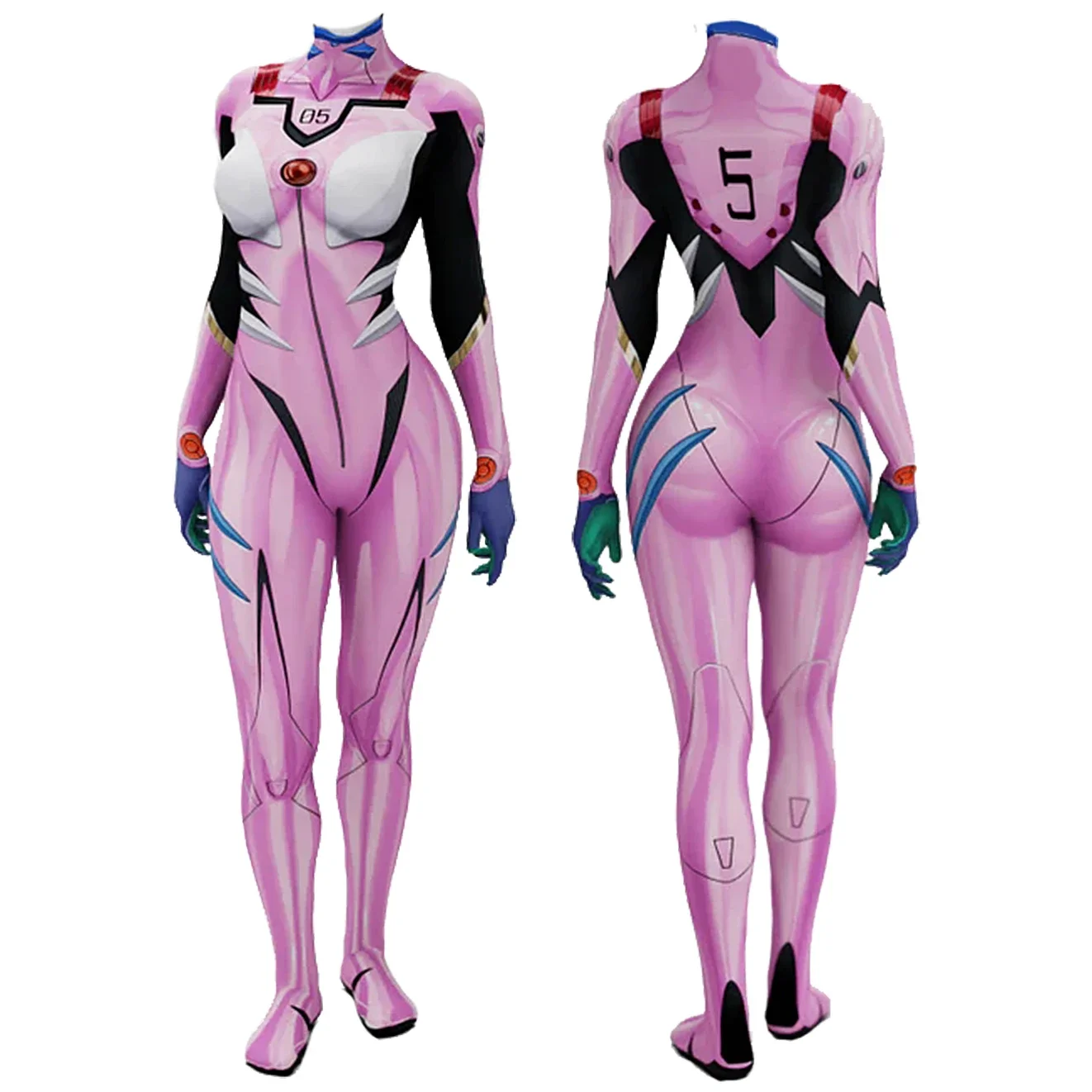 Kostum Cosplay Anime EVA 05 Ma - Anime Cosplay Jumpsuit ulasan dan harga