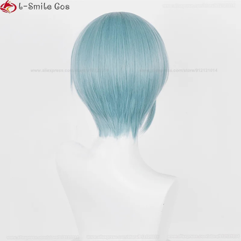 Cosplay Anime Hiori Yo 28Cm Wi - Anime Cosplay Blue Hair ulasan dan harga