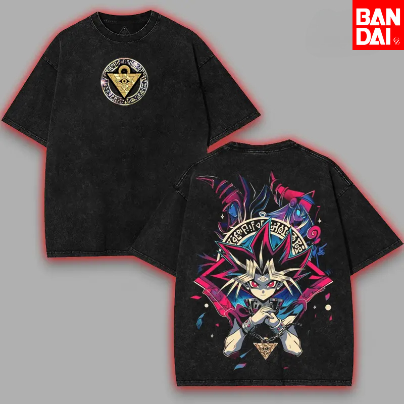 Kaos Pria Vintage Washed T-shi - Anime Cosplay Easy ulasan dan harga