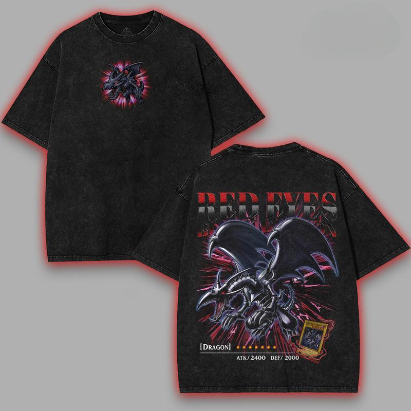Kaos Pria Vintage Washed T-shi - Anime Cosplay Easy ulasan dan harga