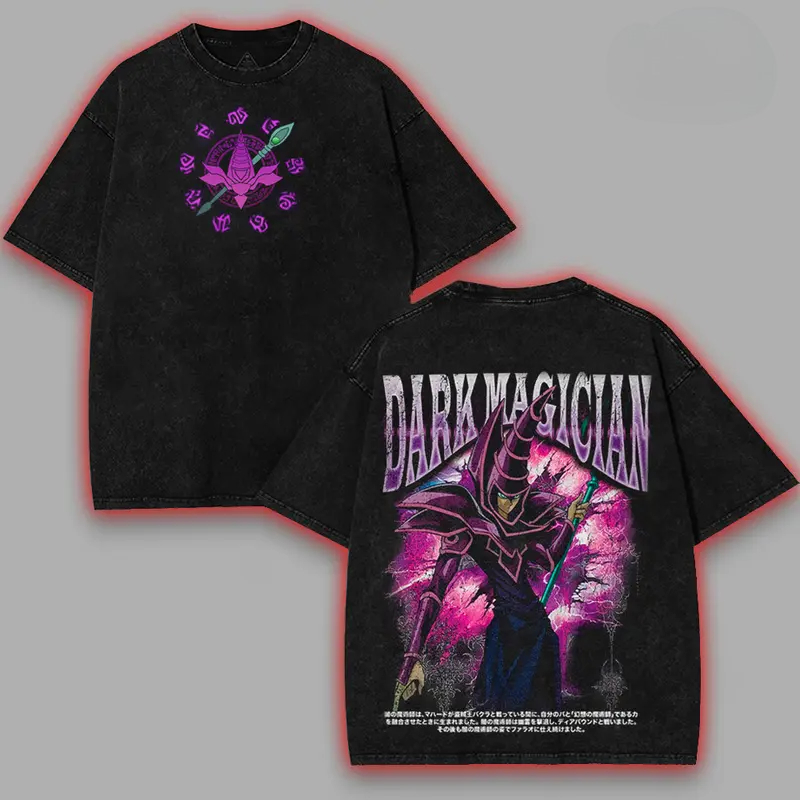 Kaos Pria Vintage Washed T-shi - Anime Cosplay Easy ulasan dan harga
