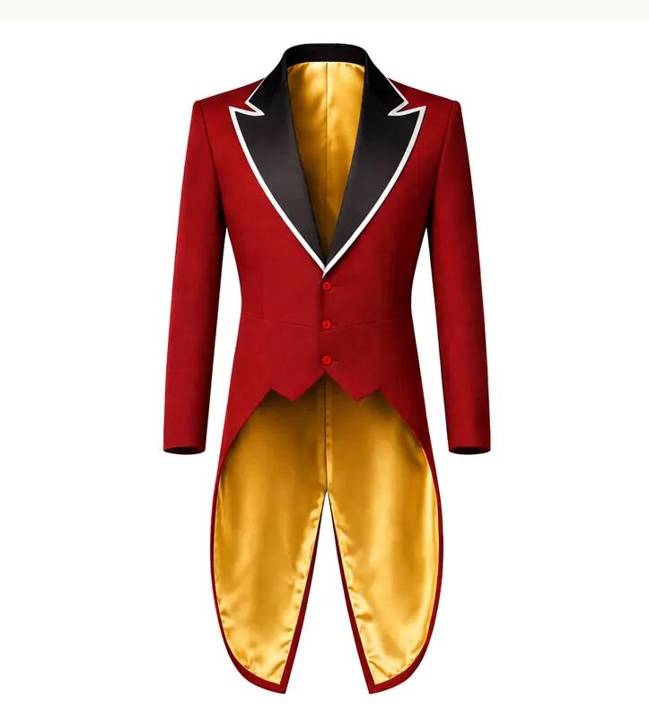Jaket Tailcoat Merah Terinspir - Anime Cosplay Outfit ulasan dan harga