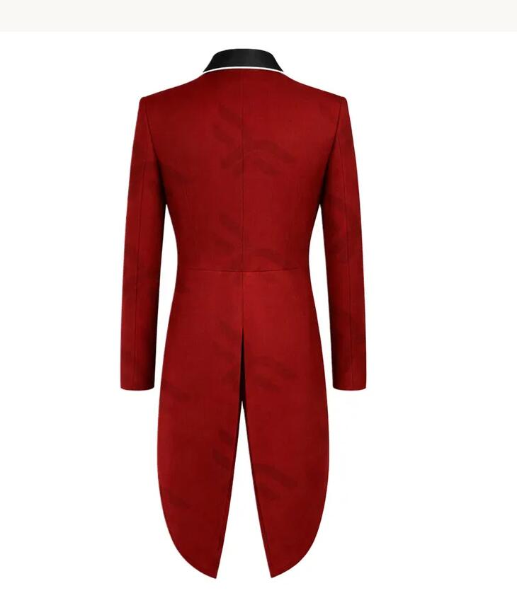 Jaket Tailcoat Merah Terinspir - Anime Cosplay Outfit ulasan dan harga