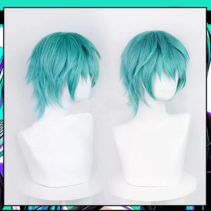 Wig Cosplay Mikuo Anime Miku A - Anime Cosplay Blue Hair ulasan dan harga