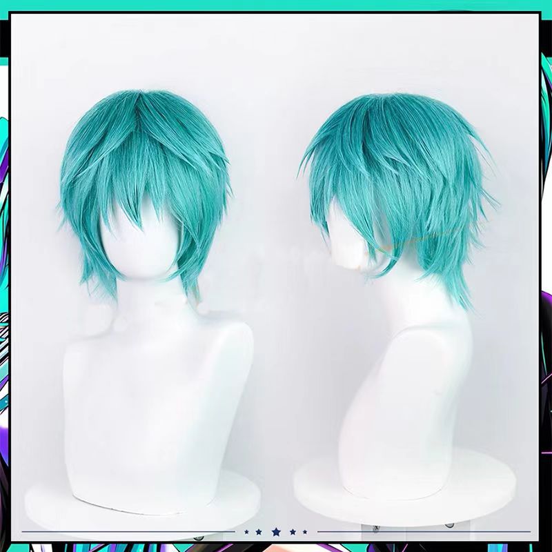 Wig Cosplay Mikuo Anime Miku A - Anime Cosplay Blue Hair ulasan dan harga