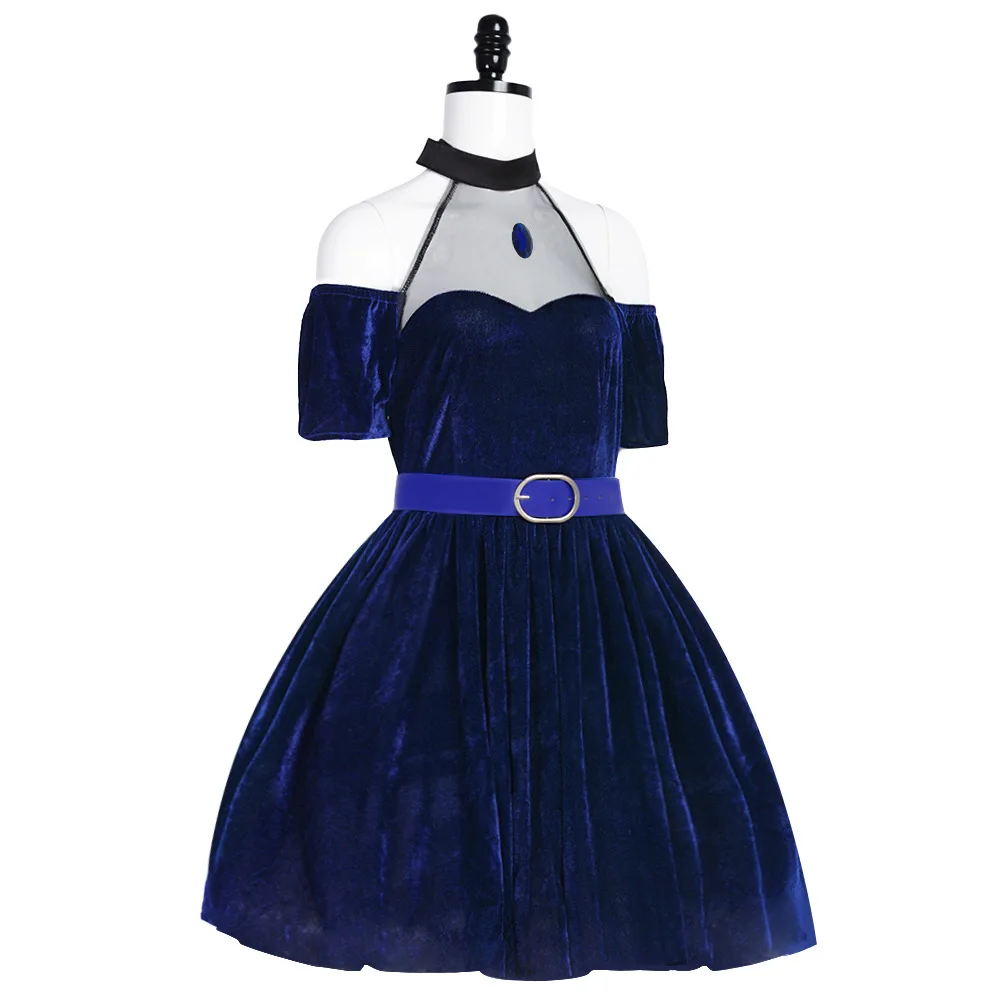 Kostum Cosplay Anime Alien Sta - Anime Cosplay Blue Hair ulasan dan harga