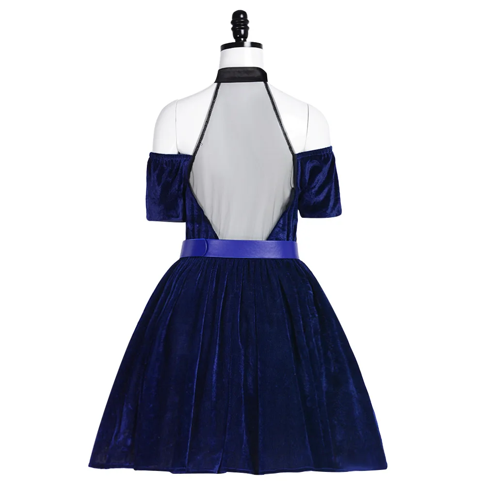 Kostum Cosplay Anime Alien Sta - Anime Cosplay Blue Hair ulasan dan harga