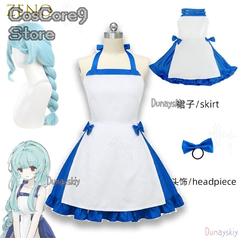 Gaun Karakter Biru Zeno Pakaia - Zenos Anime Cosplay ulasan dan harga
