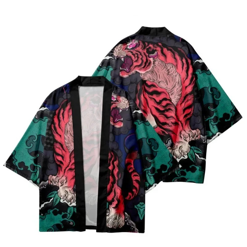 Kardigan Gambar Harimau Setan  - Asian Cosplay Anime ulasan dan harga