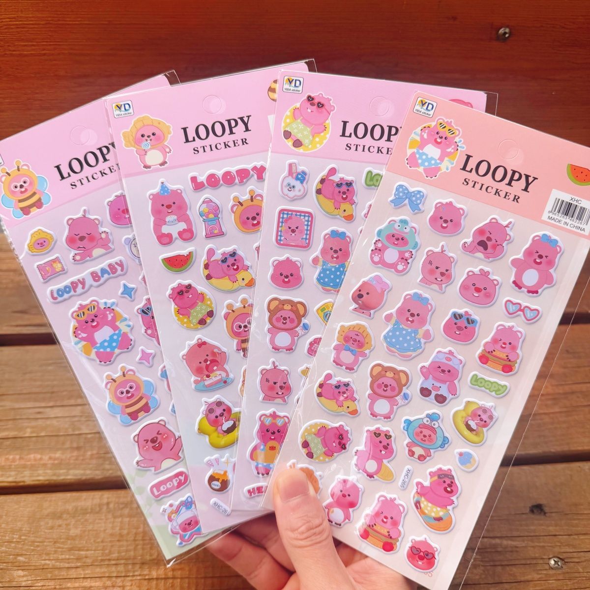 Stiker Busa 3D Lucu Loopy Anim - Anime Cosplay And Costumes ulasan dan harga