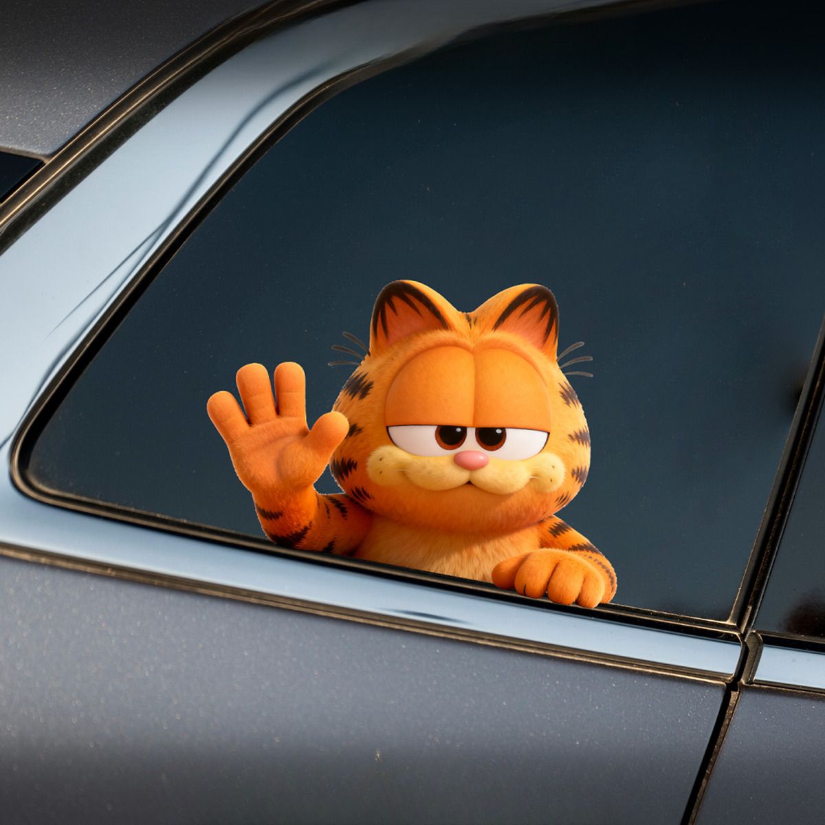 Stiker Vinyl Kartun Garfield L - Anime Cosplay And Costumes ulasan dan harga