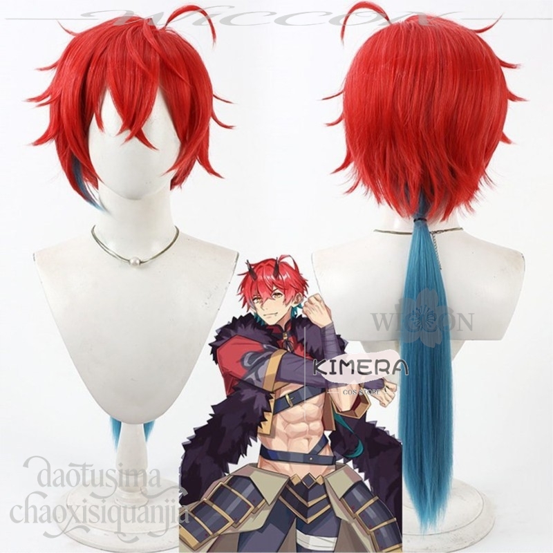 Toko Kimera Anime Putri Kaguya - Anime Cosplay Blue Hair ulasan dan harga